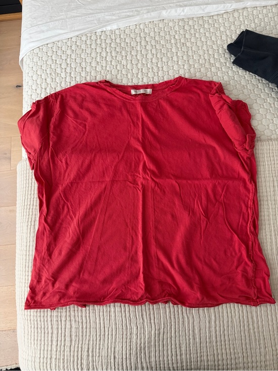 We The Free Tops - We The Free Red Short Sleeve Tee